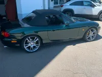Usata Mazda MX5 110 CV (80 kW) 2000 Verde Cabrio