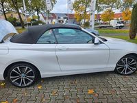 Gebraucht BMW 218 Sport Line 136 PS (100 kW) 2019 Weiß Cabrio