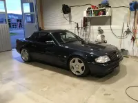 Gebraucht Mercedes SL500 320 PS (235 kW) 1998 Blau Cabrio