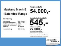 Neu Ford Mustang Mach-E Extended Range 258 kW (351 PS) 2025 Iridiumschwarz metallic SUV