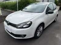 Gebraucht VW Golf VI Style 105 PS (77 kW) 2011 Weiß Kleinwagen