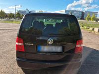 Gebraucht VW Touran Conceptline 102 PS (75 kW) 2006 Schwarz Van / Kleinbus