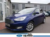 Gebraucht Ford C-MAX Titanium 125 PS (91 kW) 2018 Indicblau metallic Van / Kleinbus