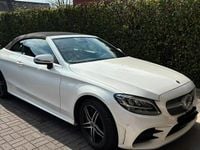 Gebraucht Mercedes C180 AMG line 156 PS (114 kW) 2019 Weiß Cabrio