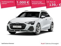 Gebraucht Audi A3 S-Line 150 PS (110 kW) 2024 Gletscherweiß metallic Limousine
