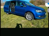 Gebraucht VW Sharan 220 PS (161 kW) 2019 Blau Van / Kleinbus