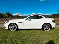 Gebraucht Mercedes SLK250 204 PS (150 kW) 2014 Weiß Cabrio