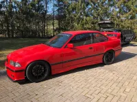 Używany BMW 325 192 KM (141 kW) 1993 Czerwony Coupe