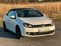 Gebraucht VW Golf Cabriolet Exclusive 160 PS (117 kW) 2012 Weiß Cabrio