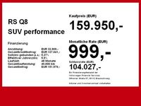 Gebraucht Audi RS Q8 Performance 640 PS (470 kW) 2025 Schwarz SUV