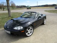 Używany Mazda MX5 110 KM (80 kW) 2001 Czarny Kabriolet