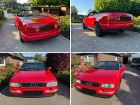 Gebraucht Audi 80 133 PS (97 kW) 1993 Rot Cabrio