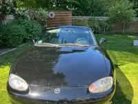Usata Mazda MX5 140 CV (102 kW) 2000 Nero Cabrio