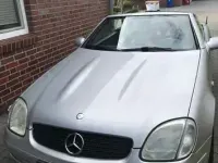 Second-hand Mercedes SLK200 136 CP (100 kW) 1997 Argintiu Cabrio