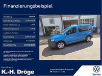 Gebraucht VW Caddy Basis 75 PS (55 kW) 2021 Costa azul metallic Van / Kleinbus