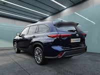 Gebraucht Toyota Highlander Hybrid Executive 247 PS (181 kW) 2021 Blau SUV