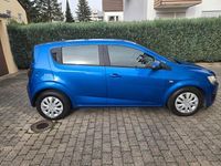 Gebraucht Chevrolet Aveo LT 101 PS (74 kW) 2011 Blau Limousine