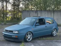 Gebraucht VW Golf III 60 PS (44 kW) 1997 Blau Kleinwagen