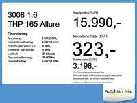 Gebraucht Peugeot 3008 Allure 165 PS (121 kW) 2018 Lack weiss perlglänzend/metallic la SUV