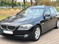 Brugt BMW 525 204 HK (150 kW) 2010 Sort Stationcar