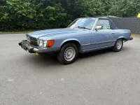 Gebraucht Mercedes SL380 204 PS (150 kW) 1985 Blau Cabrio