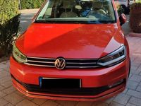 Gebraucht VW Touran Highline 150 PS (110 kW) 2017 Orange Van / Kleinbus