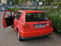 Brugt VW Golf III 90 HK (66 kW) 1996 Rød Hatchback