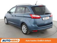 Gebraucht Ford Grand C-Max Titanium 125 PS (91 kW) 2019 Blau Van / Kleinbus