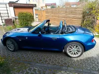 Gebraucht BMW Z3 Sport Line 170 PS (125 kW) 2002 Blau Cabrio