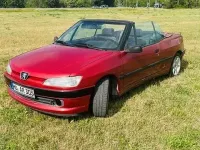 Gebraucht Peugeot 306 Cabriolet 88 PS (64 kW) 1998 Rot Cabrio