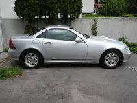 Gebraucht Mercedes SLK200 163 PS (119 kW) 2001 Silber Cabrio