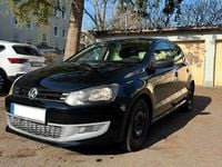 Gebraucht VW Polo Trendline 69 PS (50 kW) 2010 Schwarz Kleinwagen