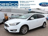 Gebraucht Ford Focus Titanium 125 PS (91 kW) 2018 Frostweiß Kombi