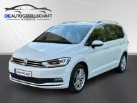 Gebraucht VW Touran Highline 150 PS (110 kW) 2018 Weiß Van / Kleinbus