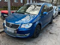 Gebraucht VW Touran Trendline 140 PS (102 kW) 2008 Blau Van / Kleinbus