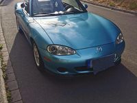 Gebraucht Mazda MX5 116 PS (85 kW) 2001 Blau Cabrio