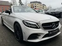 Gebraucht Mercedes C220 AMG line 194 PS (142 kW) 2019 Weiß Cabrio