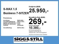 gebraucht Ford S-MAX 1.5 Business 7-SITZER AHK*NAVI*SHZ*PDC*CAM