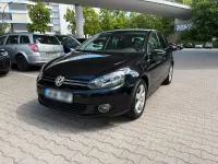 Gebraucht VW Golf VI Team 122 PS (89 kW) 2010 Schwarz Kleinwagen