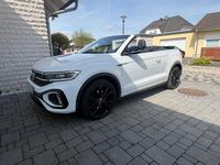 Gebraucht VW T-Roc Cabriolet R-line 150 PS (110 kW) 2022 Weiß Cabrio