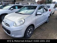 Gebraucht Nissan Micra Acenta 80 PS (58 kW) 2011 Silber Kleinwagen