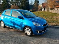 Gebraucht Mitsubishi Space Star 70 PS (51 kW) 2018 Blau Kleinwagen