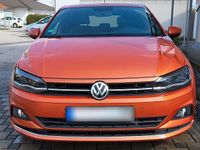 Gebraucht VW Polo Highline 95 PS (69 kW) 2018 Orange Kleinwagen