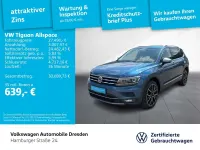 Gebraucht VW Tiguan Allspace Highline 239 PS (175 kW) 2020 Blue silk metallic SUV