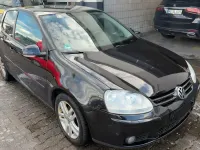Gebraucht VW Golf V 2007 Schwarz Kleinwagen