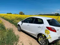Gebraucht Mazda 2 75 PS (55 kW) 2011 Weiß Kleinwagen