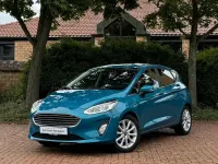 Gebraucht Ford Fiesta Titanium 101 PS (74 kW) 2017 Blau Kleinwagen