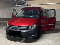 Gebraucht VW Caddy Trendline 150 PS (110 kW) 2019 Rot Van / Kleinbus