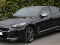 Brugt Kia Stinger GT 366 HK (269 kW) 2019 Sort Hatchback