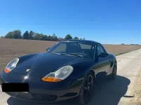 Gebraucht Porsche Boxster 220 PS (161 kW) 2000 Schwarz Cabrio